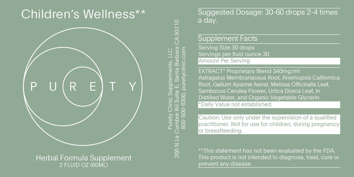 Purety Children’s Wellness 2 oz.
