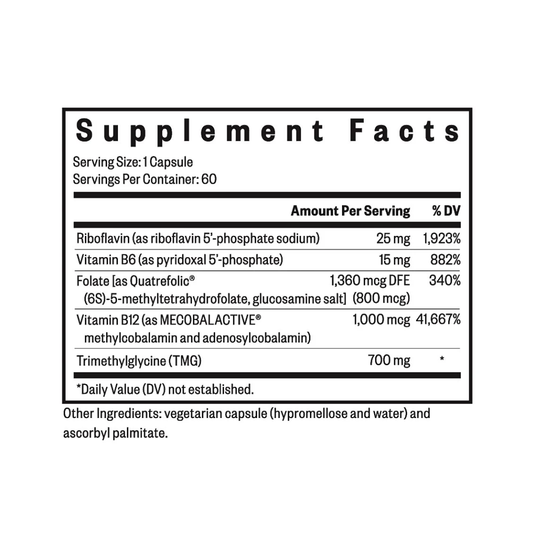 Seeking Health - Homocysteine Nutrients