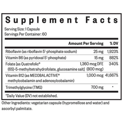 Homocysteine Nutrients